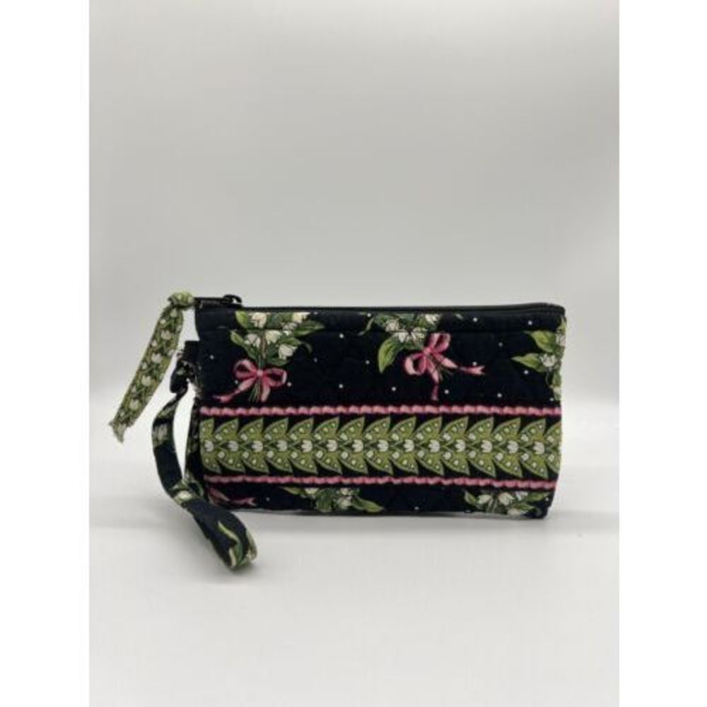 LIGHTLY USED Vera Bradley Women's Wristlet Wallet 100% Cotton